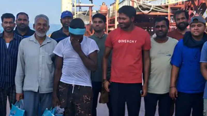 Ten Indian sailors released from Iranian jail Ten Indian sailors released from Iranian jail