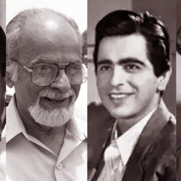 Dev Anand, IK Gujral, Raj Kapoor and Dilip Kumar