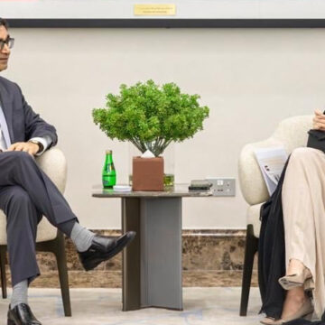 Foreign Secretary Vikram Misri meets delegates in the UAE