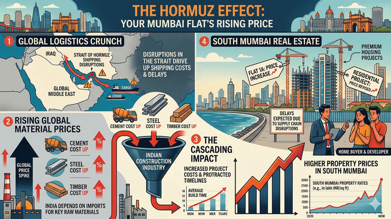 Harmoz graph NRI Watch: How the Hormuz effect can make your South Mumbai flat get pricier