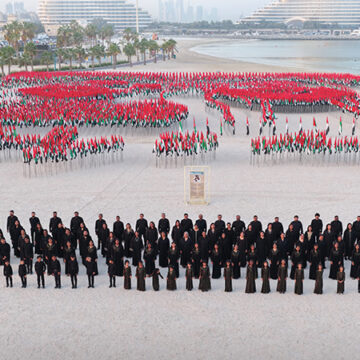 NRI choir sings the UAE national anthem as a sign of gratitude to the nation NRI choir sings the UAE national anthem as a sign of gratitude to the nation