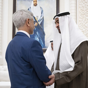 Indian Foreign Minister expresses solidarity with UAE during meeting with President Sheikh Mohamed