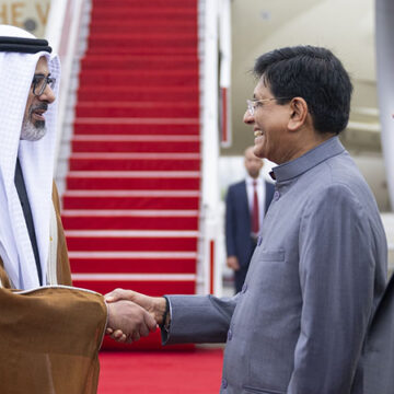 Abu Dhabi Crown Prince Sheikh Khaled receives warm welcome in India