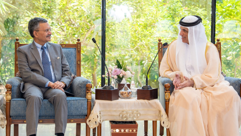 Indian Ambassador to the UAE and Ras Al Khaimah Ruler discuss ways to boost ties Indian Ambassador to the UAE and Ras Al Khaimah Ruler discuss ways to boost ties