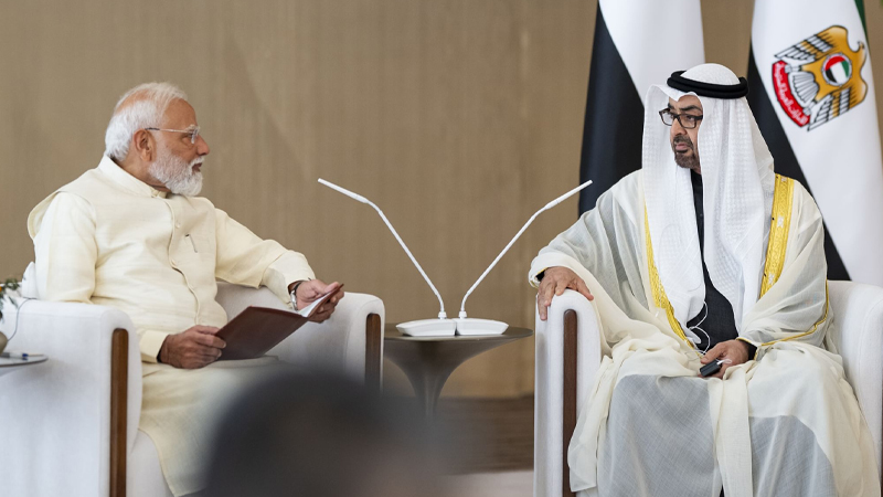 PM Modi condemns Iranian attacks during meeting with UAE President PM Modi condemns Iranian attacks during meeting with UAE President