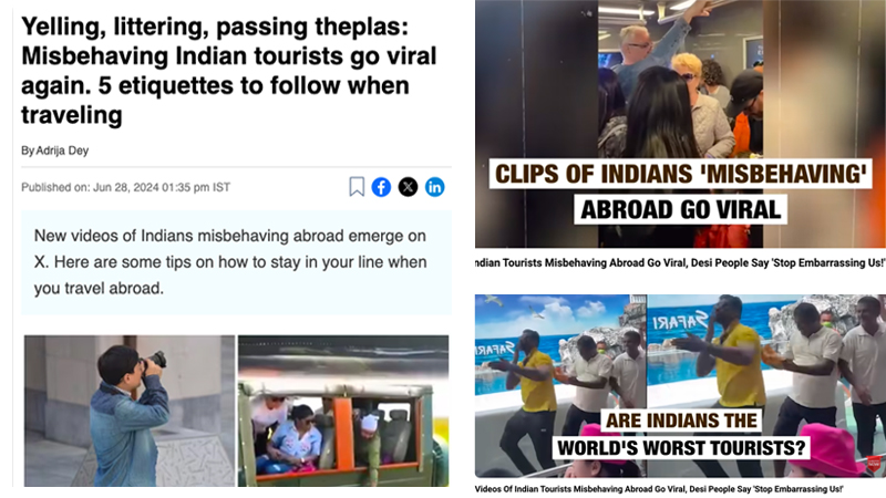Indian tourists are giving the country’s reputation a masterclass in “how to fail at soft power” Indian tourists are giving the country’s reputation a masterclass in “how to fail at soft power”