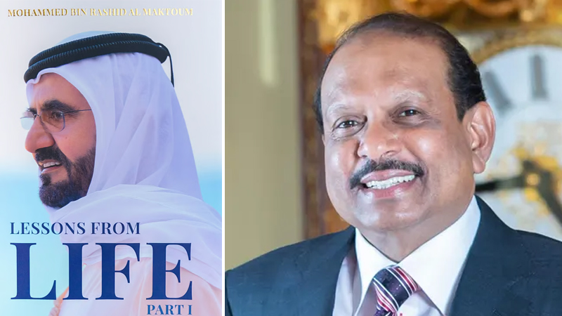UAE-based NRI tycoon Yusuff Ali gets a signed copy of Dubai Ruler Sheikh Mohammed’s book UAE-based NRI tycoon Yusuff Ali gets a signed copy of Dubai Ruler Sheikh Mohammed’s book