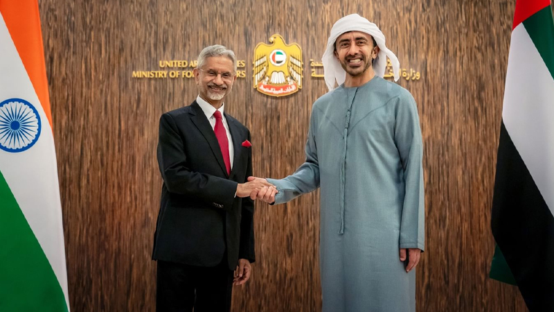 Jaishankar meets UAE FM, discusses Mideast security situation Jaishankar meets UAE FM, discusses Mideast security situation